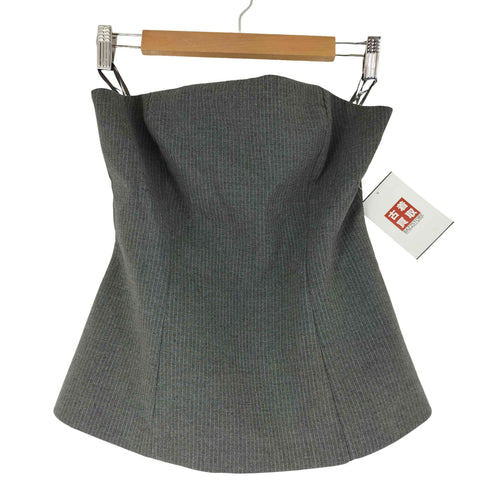 ザラ ZARA ピンストライプ チューブトップ レディース import:S