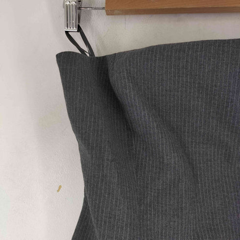 ザラ ZARA ピンストライプ チューブトップ レディース import:S