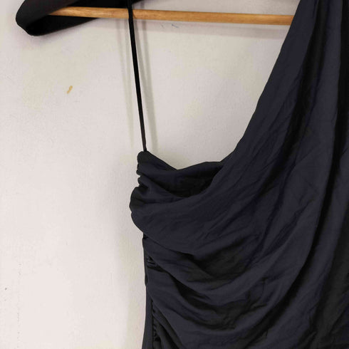ザラ ZARA ドレープ ワンショルダーワンピース レディース import:S