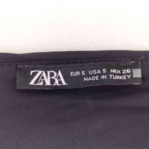 ザラ ZARA ドレープ ワンショルダーワンピース レディース import:S