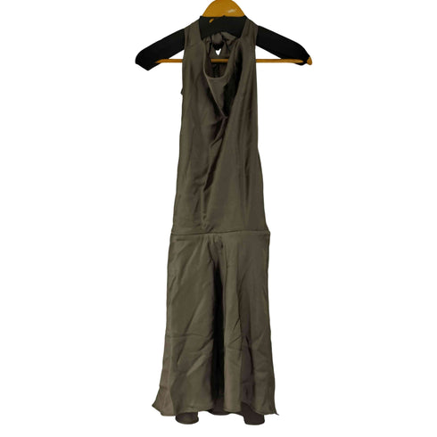 ザラ ZARA サテン ホルターワンピース レディース import:XS