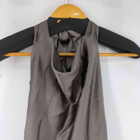 ザラ ZARA サテン ホルターワンピース レディース import:XS