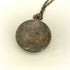 SILVER刻印 グリーン石 ネックレス レディース