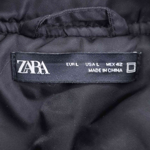 ザラ ZARA パッチフードジャケット メンズ import:L