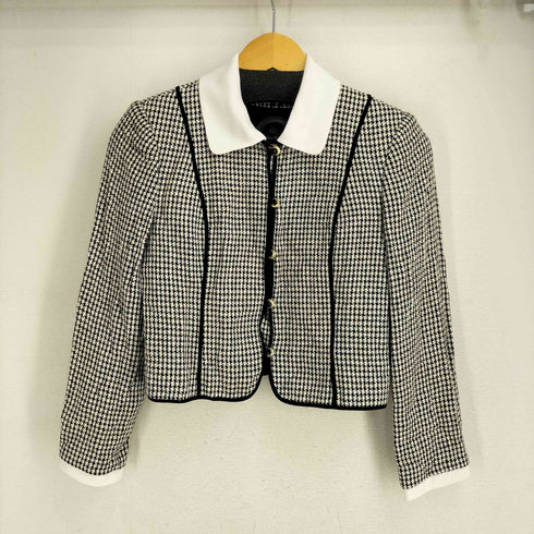 CHARLES ENTIERES 千鳥格子 ひざ丈スカート セットアップ レディース 9AB3