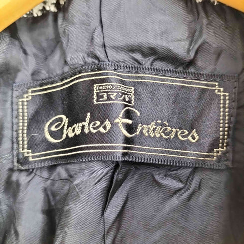 CHARLES ENTIERES 千鳥格子 ひざ丈スカート セットアップ レディース 9AB3