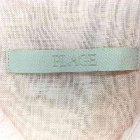 プラージュ PLAGE 25SS linen short シャツ レディース
