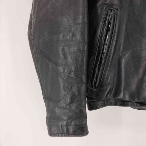 ショット Schott 90S MADE IN USA 641 裏地ボア シングルライダースジャケット メンズ FR:38