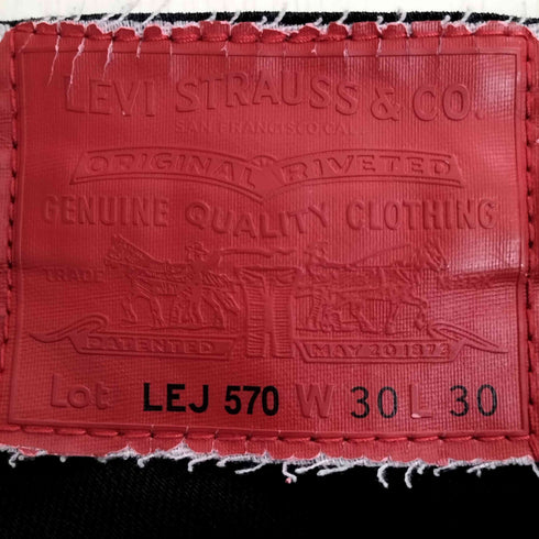 リーバイス Levis PREMIUM Engineered Jeans LEJ570 BAGGY TAPER (570バギーテーパー) 立体裁断 バギー テーパードデニム メンズ W30/L30
