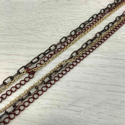 リズクレイボーン LIZ Claiborne 多重 レイヤード ネックレス レディース