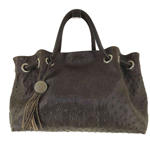 フルラ FURLA オーストリッチレザーハンドバッグ レディース