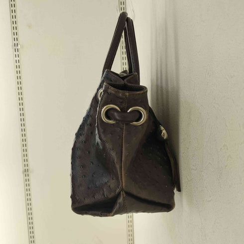 フルラ FURLA オーストリッチレザーハンドバッグ レディース