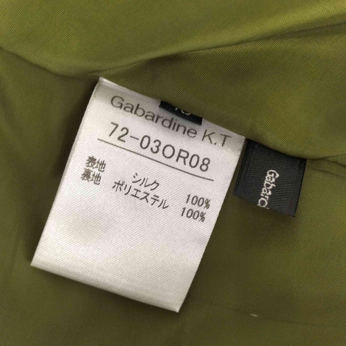 ギャバジンケーティー Gabardine K.T 日本製 シルク100 総柄 半袖ワンピース レディース 13