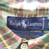 ポロバイラルフローレン Polo by RALPH LAUREN 90s ボタンダウン 手織り 半袖 シャツ チェック メンズ import:XL