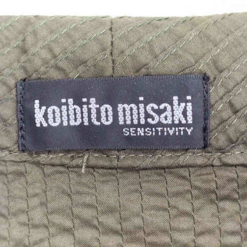 コイビトミサキ koibito misaki ハイネック アコーディオンプリーツ 半袖 ワンピース レディース M-L