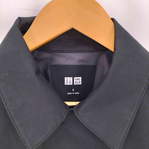 ユニクロ UNIQLO ブロックテックステンカラーコート メンズ JPN:S