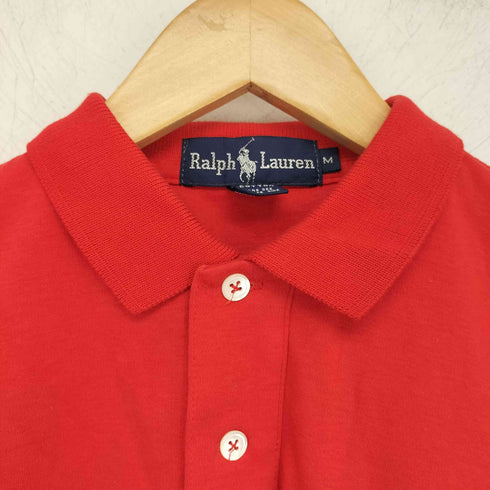 ラルフローレン RALPH LAUREN ワンポイント刺繍 長袖 ポロシャツ メンズ import:M