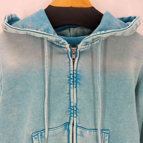 エックスガール X-girl FACE LABEL WASHED COMPACT ZIP UP SWEAT HOODIE レディース JPN:M