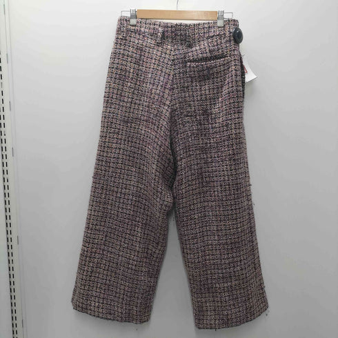 シンヤコズカ SHINYA KOZUKA 23AW OLD FASHIONED TROUSERS ツイード ワイド スラックス メンズ JPN:S