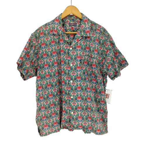 ナイジェルケーボン NIGEL CABOURN OLD 総柄 オープンカラーシャツ メンズ JPN:1