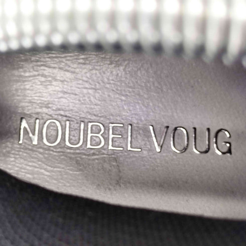 ヌーベルヴォーグリラックス noubel voug relax ふわモコ 極太シューレース 厚底 ラインストーンスニーカー レディース JPN:23.5