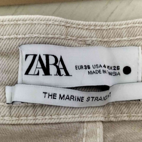 ザラ ZARA THE MARINE STRAIGHT デニム パンツ レディース 36