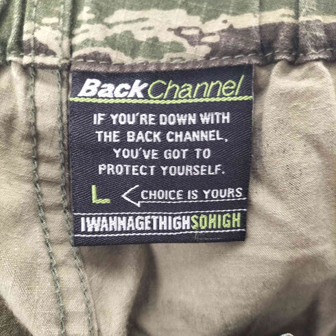 バックチャンネル Back Channel タイガーカモ クライミングショーツ リップストップ メンズ JPN:L