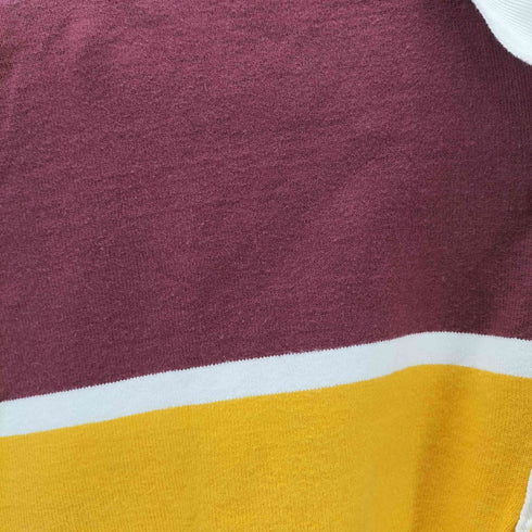 コロンビアニット COLUMBIAKNIT 別注 USA製 ラグビージャージ ラガーシャツ レディース M