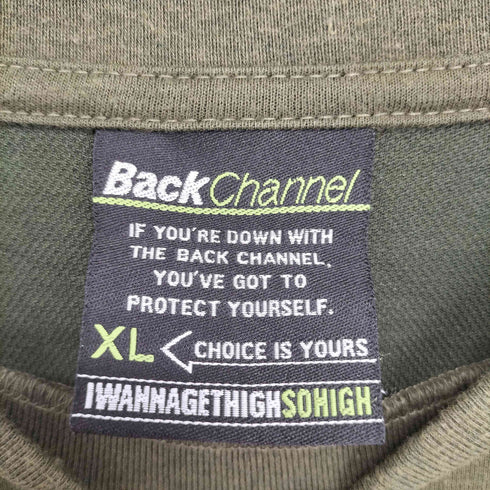 バックチャンネル Back Channel BKCNL ロゴTシャツ メンズ JPN:XL