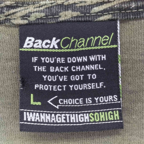 バックチャンネル Back Channel タイガーカモTシャツ メンズ JPN:L
