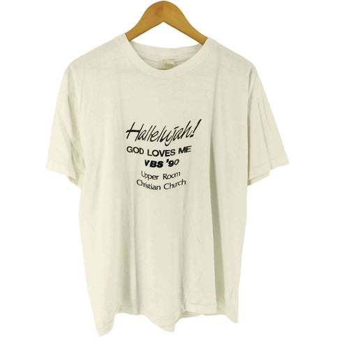 90S パキスタン製 協会イベント Tシャツ メンズ XL