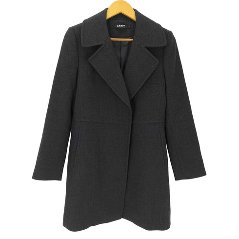 ダナキャランニューヨーク DKNY ウールチェスターコート レディース 6