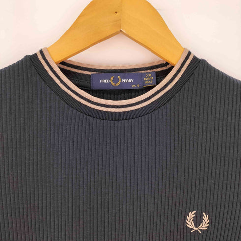 フレッドペリー FRED PERRY リブニットドレス レディース EUR:38