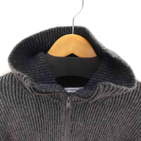 ユニクロジェイダブリューアンダーソン UNIQLO JW ANDERSON スフレヤーンリブフルジップセーター メンズ JPN:XL