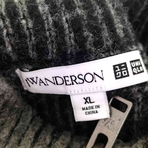 ユニクロジェイダブリューアンダーソン UNIQLO JW ANDERSON スフレヤーンリブフルジップセーター メンズ JPN:XL