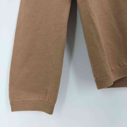 ユナイテッドアローズ UNITED ARROWS シルクリブ Uネック ニット レディース JPN:38