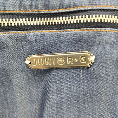 ジュニアゴルチェ JUNIOR GAULTIER ロゴ プレート キュプラ ワイド パンツ メンズ 48