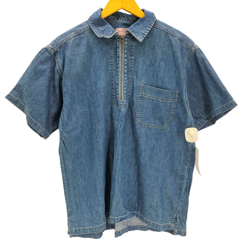 American Shirt S/Sデニムプルオーバーシャツ メンズ FREE