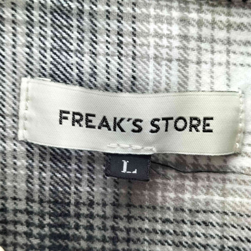 フリークスストア FREAKS STORE オンブレチェック L/S シャツ メンズ L