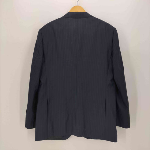 エルメネジルドゼニア Ermenegildo Zegna イタリア製 TRAVELLER トラベラー ピンストライプ 背抜き 2B テーラード 1タック スラックス セットアップ メンズ 96 86 170