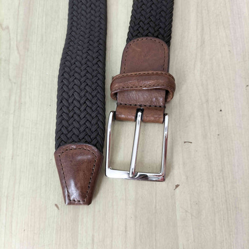 Andersons イタリア製 メッシュレザーベルト メンズ L