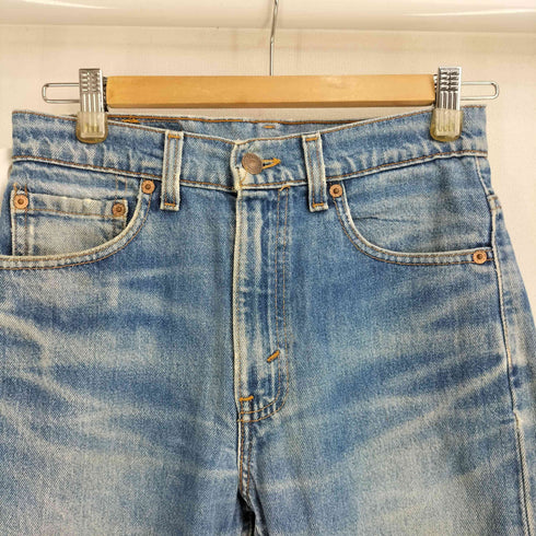 リーバイス Levis 96年製 USA製 裏ボタン501 スモールe 505ダメージデニムパンツ レディース W28 L36