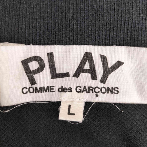 プレイコムデギャルソン PLAY COMME des GARCONS ハートワッペン 半袖ポロシャツ メンズ JPN:L