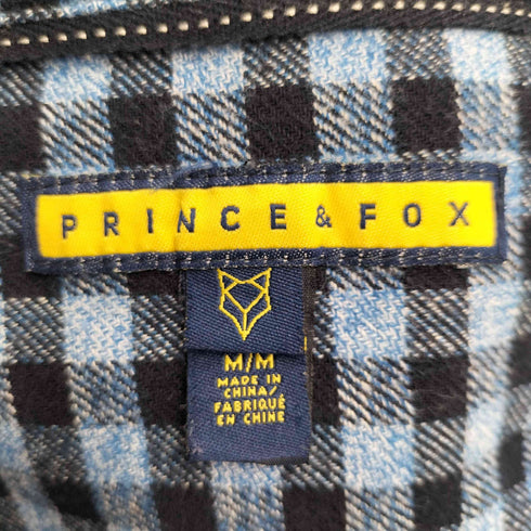 PRINCE&FOX チェック柄 L/S シャツ メンズ import:M