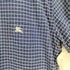 バーバリーブルーレーベル BURBERRY BLUE LABEL ホース刺繍 S/Sチェックシャツ メンズ JPN:M
