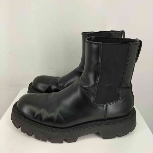 ザラ ZARA チャンキートラックソール チェルシーブーツ メンズ EUR:43
