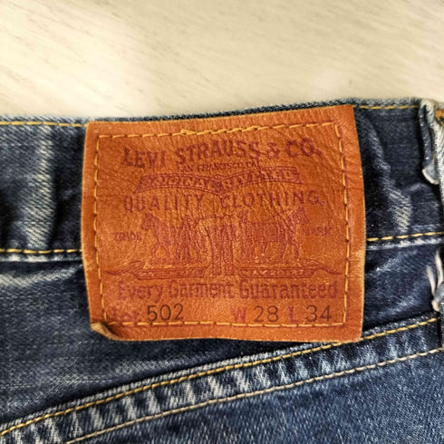 リーバイス Levis 502 ストレートデニムパンツ レディース W28 L34