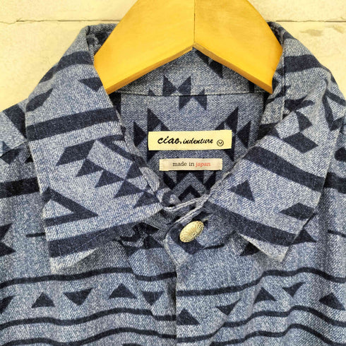 ciao indenture MADE IN JAPAN ネイティブ柄コットンコート メンズ M