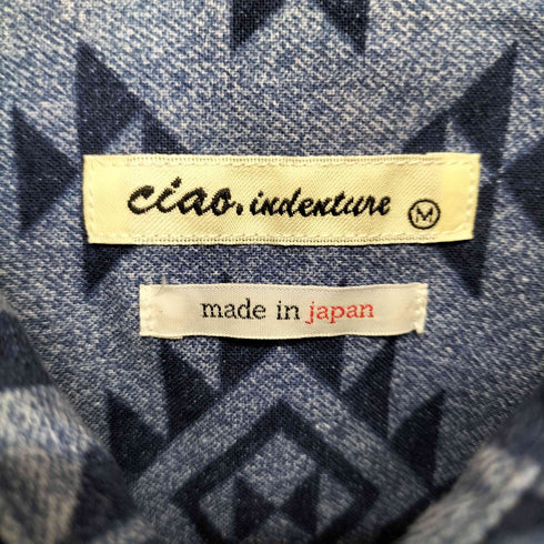 ciao indenture MADE IN JAPAN ネイティブ柄コットンコート メンズ M