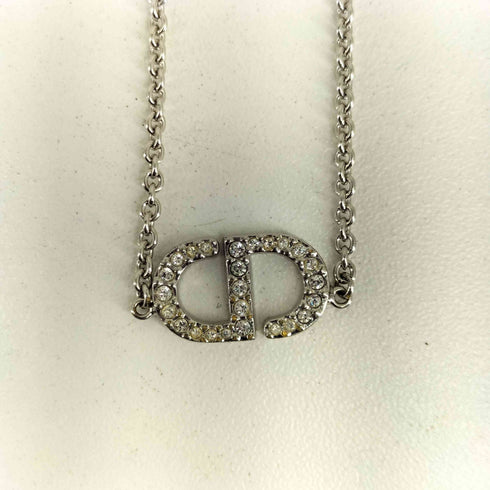 クリスチャンディオール Christian Dior Clair D Lune メタル & クリスタル ネックレス レディース